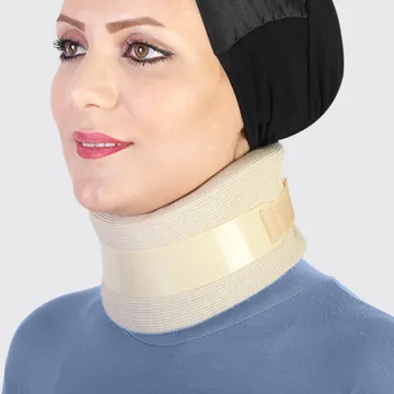 گردنبند طبی نیمه سخت  طب و صنعتSemi Rigid Cervical Collar