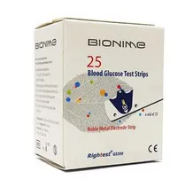 نوار تست قند خون بایونیم BIONIME TEST STRIP نوار تست قند خون بایونیم BIONIME TEST STRIP